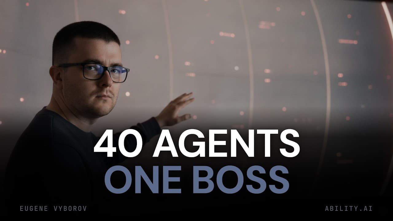 40 Agents, One Instance (Agent-Native Agency Workshop, Session 1)