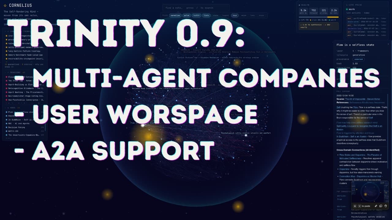 Trinity v0.9.0 — Release Tour